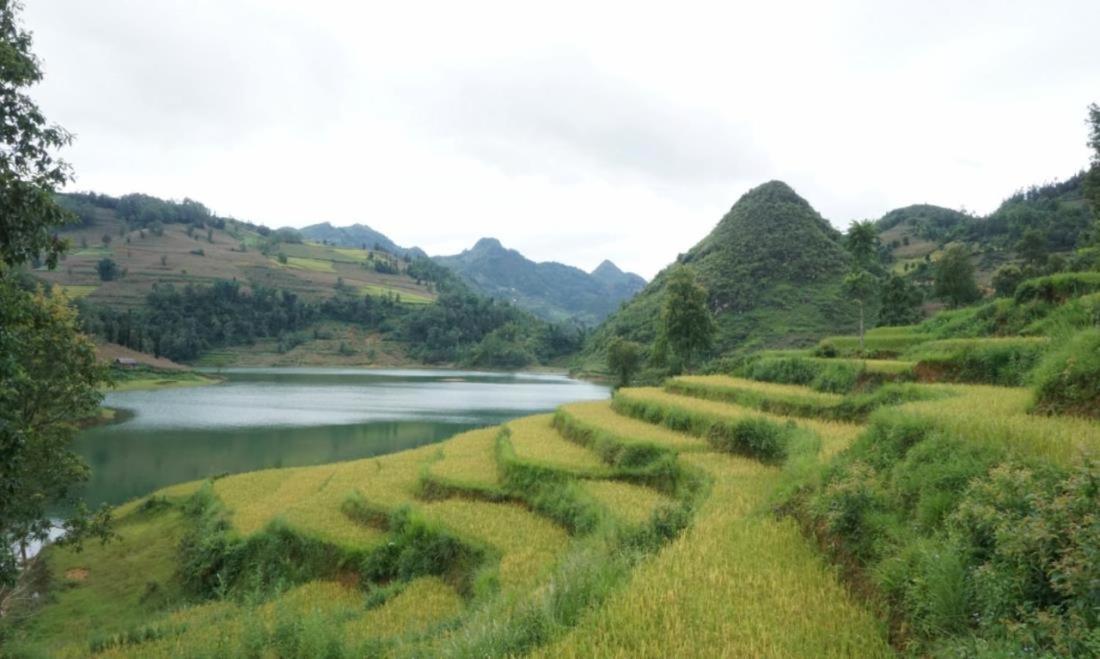 Ngan Nga Bac Ha Hotel Bagian luar foto